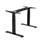 VWINDESK VD210 Heavy Duty Electric Height Adjustable Sitting Standing Desk Frame Only/Sit Stand - Dual Motors 3 Stages Motorized Desk Base Only