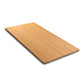 VWINDESK Mesa de escritorio de bambú 100 % macizo, 48 x 27,5 x 1 pulgada solamente, para escritorio de pie, escritorio de oficina en casa (ángulo recto)