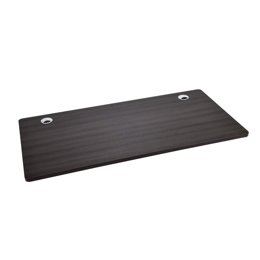 VWINDESK Matériau en bois MDF de 203,2 cm pour bureau ou table uniquement, assorti au cadre de bureau réglable électriquement, avec trous pour œillets de 80 mm, couleur graphite (203,2 x 76,2 x 2,5 cm).